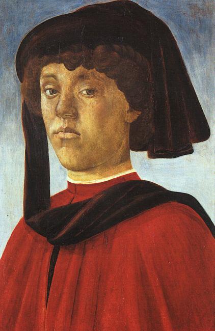 BOTTICELLI, Sandro Portrait of a Young Man fddg oil painting image